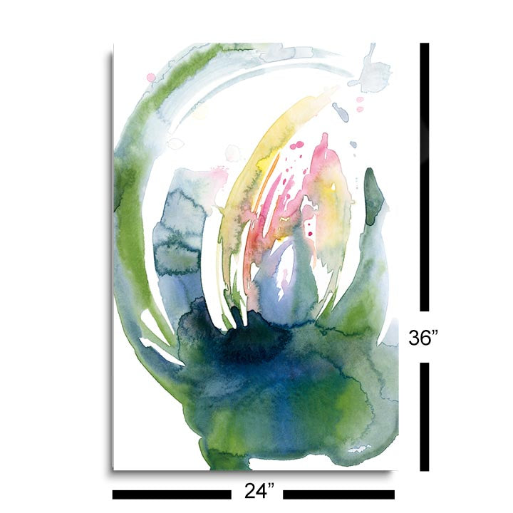 Souls Bloom I  | 24x36 | Glass Plaque