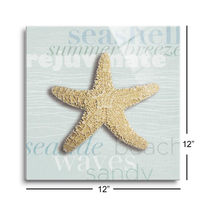 Beach Collection II  | 12x12 | Glass Plaque