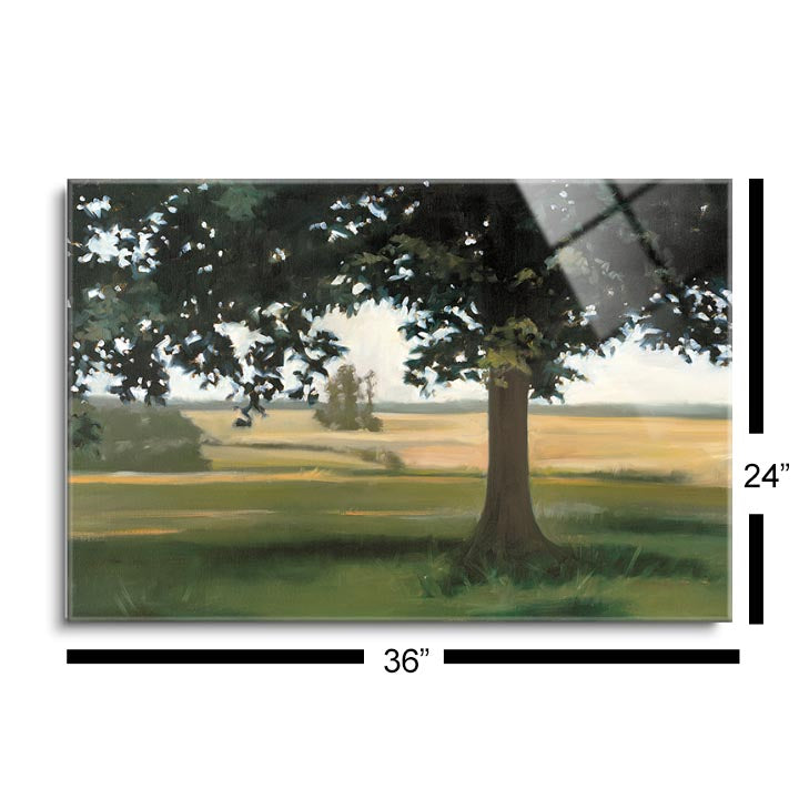Hidden Pasture  | 24x36 | Glass Plaque