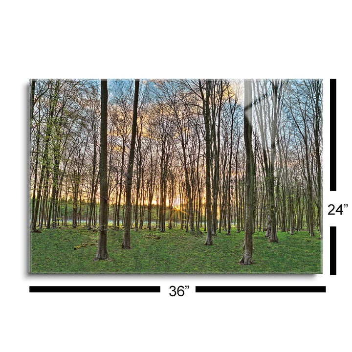 Secret Sunset  | 24x36 | Glass Plaque