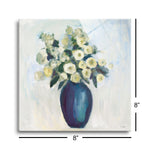Spring Flowers Light | 8x8 | Glass Plaque