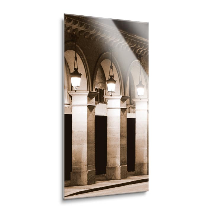 Paris Lights I (Arches I)  | 12x24 | Glass Plaque