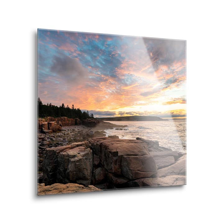 Coastal Sunrise II  | 12x12 | Glass Plaque