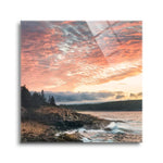 Coastal Sunrise I  | 12x12 | Glass Plaque