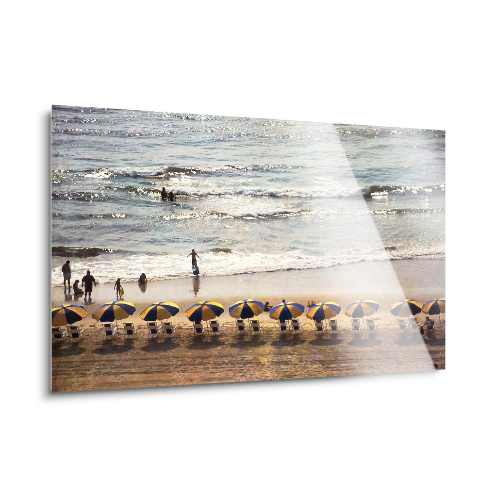 A Day at the Beach | 24x36 | Glass Plaque