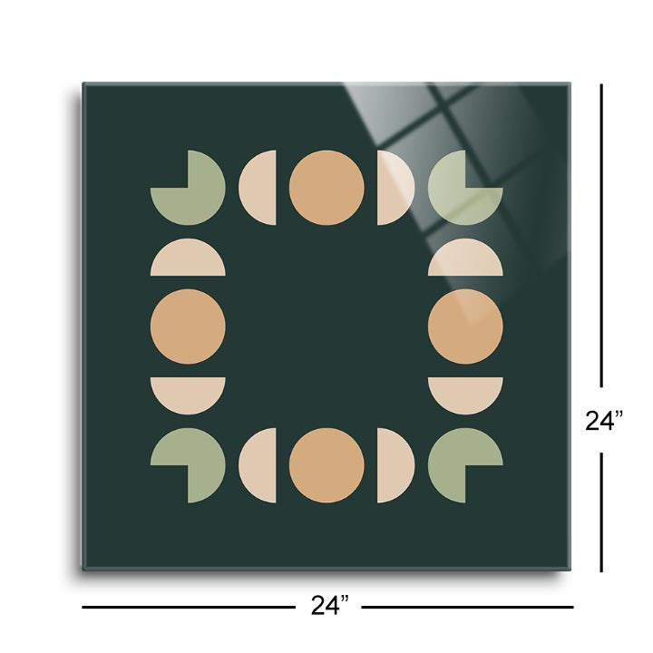 Modern Minimalist 8  | 12x12 | Glass Plaque