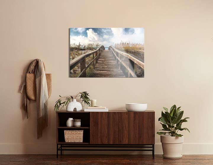 Path To Paradise  | 24x36 | Glass Plaque