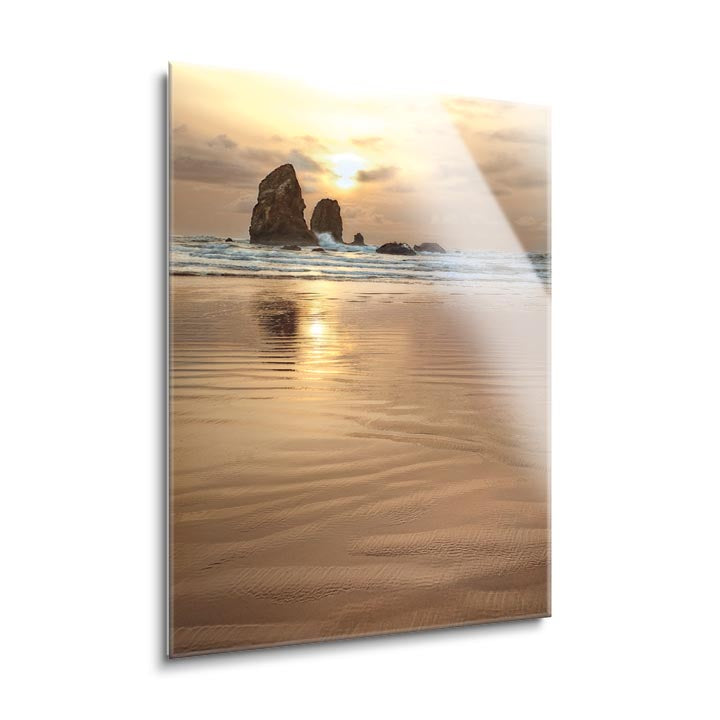 Sunset Silhouette  | 24x36 | Glass Plaque