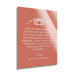 Thanksgiving Quote  | 24x36 | Glass Plaque