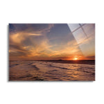 Corpus Christi Sunset  | 24x36 | Glass Plaque