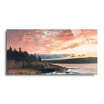 Coastal Sunrise I  | 12x24 | Glass Plaque