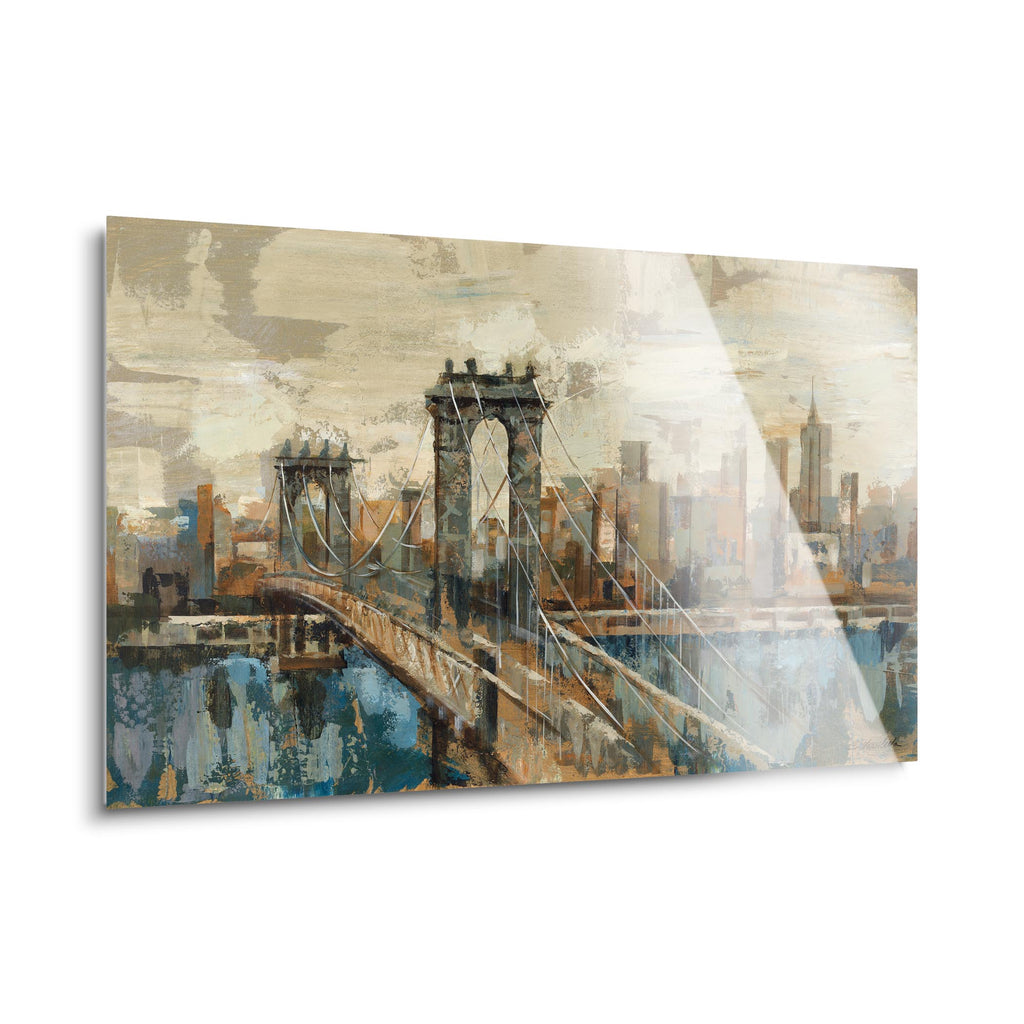 New York View  | 24x36 | Glass Plaque