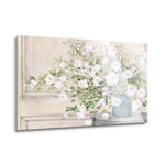 White Bouquet  | 24x36 | Glass Plaque