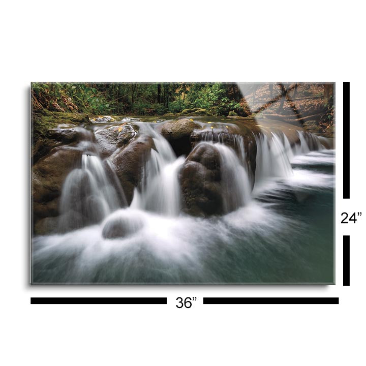 Mayfield Falls  | 24x36 | Glass Plaque