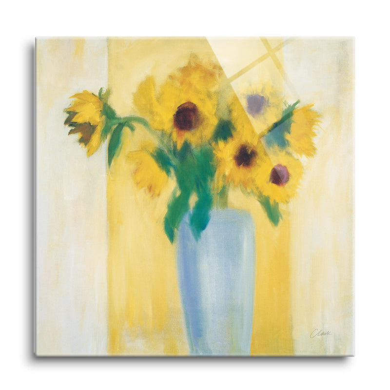 Sunflowers | 24x24 | Glass Plaque