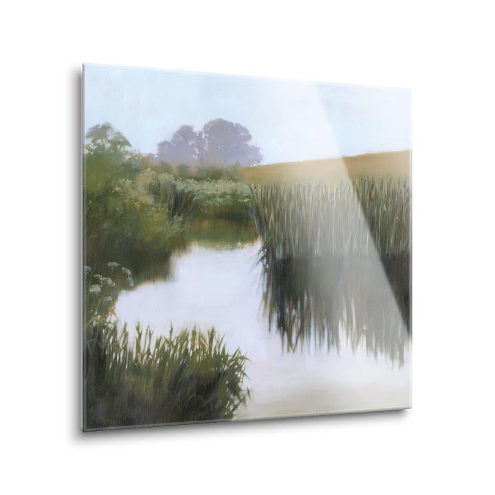 Morning Creekside  | 12x12 | Glass Plaque