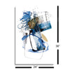 Blue Buzz II  | 24x36 | Glass Plaque