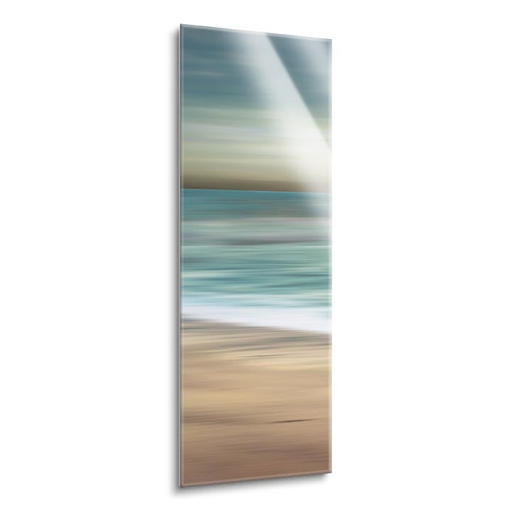 Ocean Calm I  | 12x36 | Glass Plaque