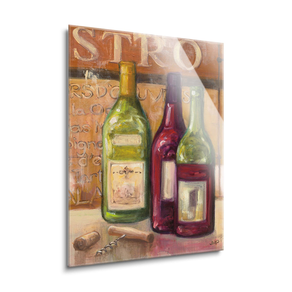 A Night at the Bistro  | 24x36 | Glass Plaque