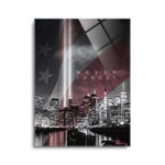 9/11 Memorial 5 (3-4V)  | 12x16 | Glass Plaque