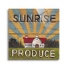 Sunrise Produce  | 12x12 | Glass Plaque