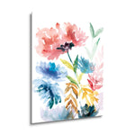 Lush Floral I  | 24x36 | Glass Plaque