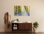 Forest Bluebells  | 24x36 | Glass Plaque