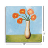 Marmalade Bouquet II  | 12x12 | Glass Plaque