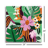 Wildflowers Crop | 24x24 | Glass Plaque
