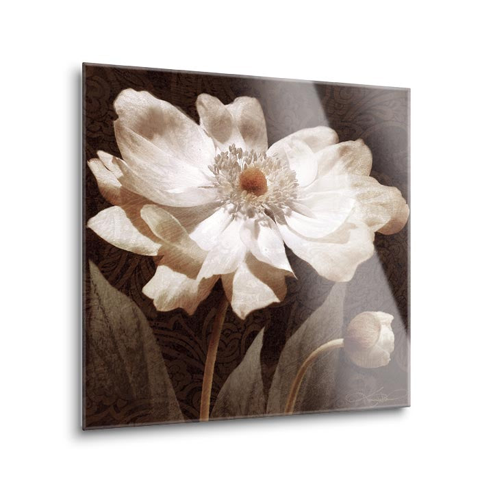 Paisley Blossom I  | 12x12 | Glass Plaque