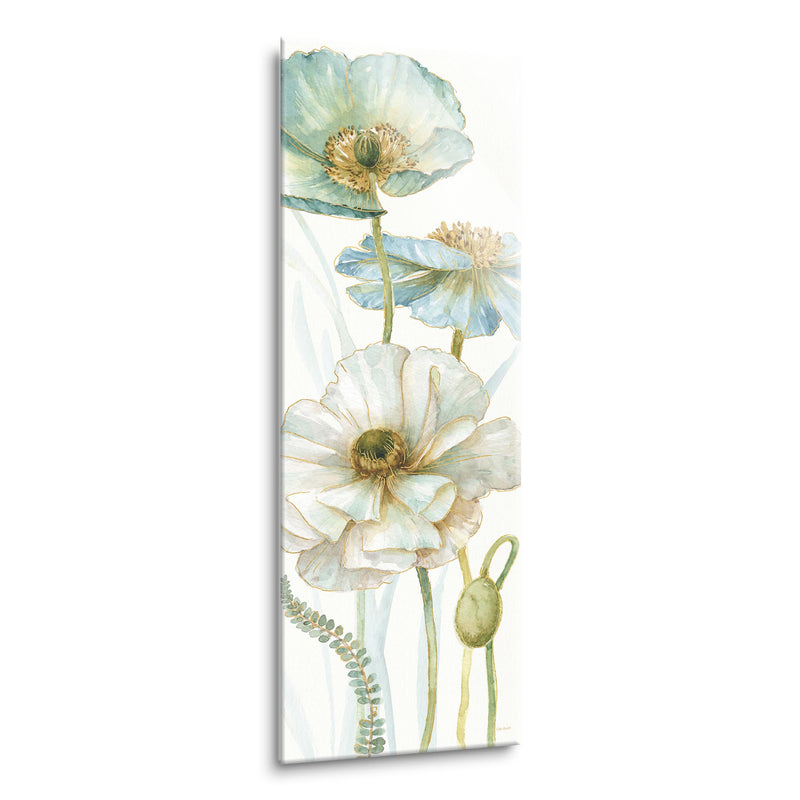 My Greenhouse Flowers VIII Crop | 8x24 | Glass Plaque
