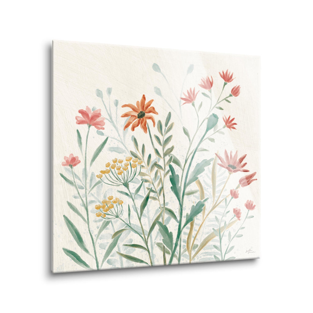 Wildflower Vibes II | 8x8 | Glass Plaque