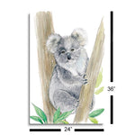 Baby Koala  | 24x36 | Glass Plaque