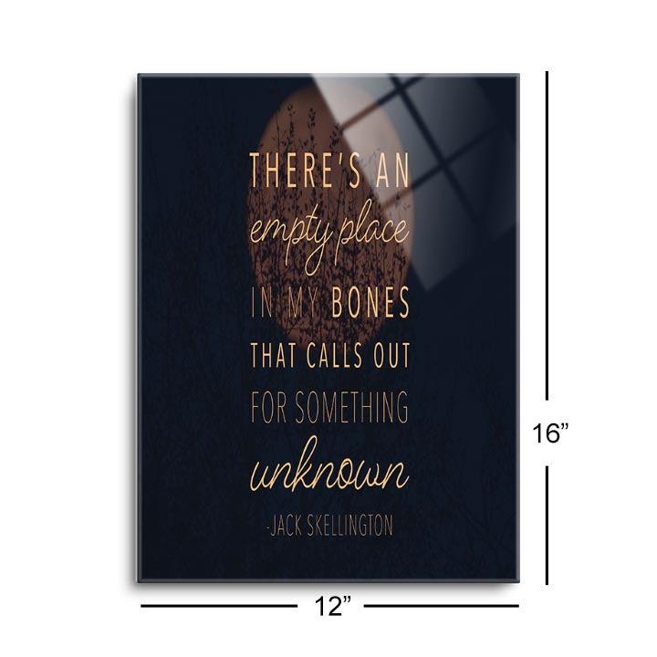 Something Unknown  | 12x16 | Glass Plaque