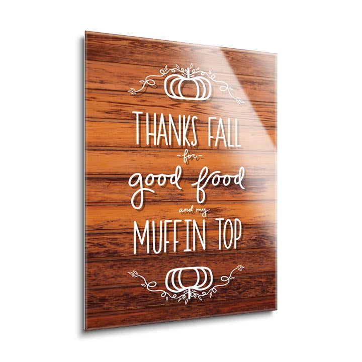 Muffin Top  | 24x36 | Glass Plaque