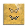 Pair of Butterflies on Gold  | 12x12 | Glass Plaque